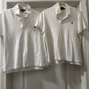 Ralph Lauren Kids White Polo Shirts